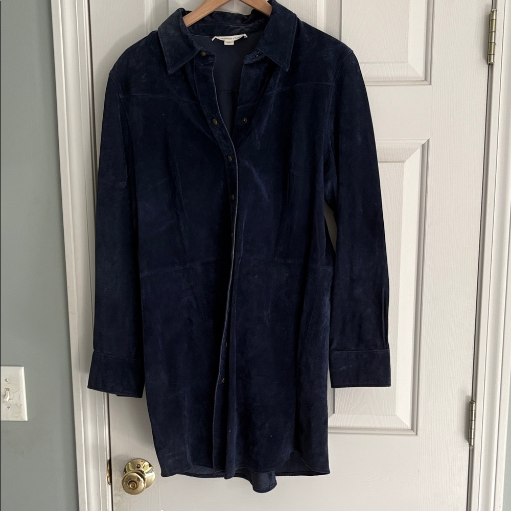 Coldwater Creek Dark Blue Trench Coat